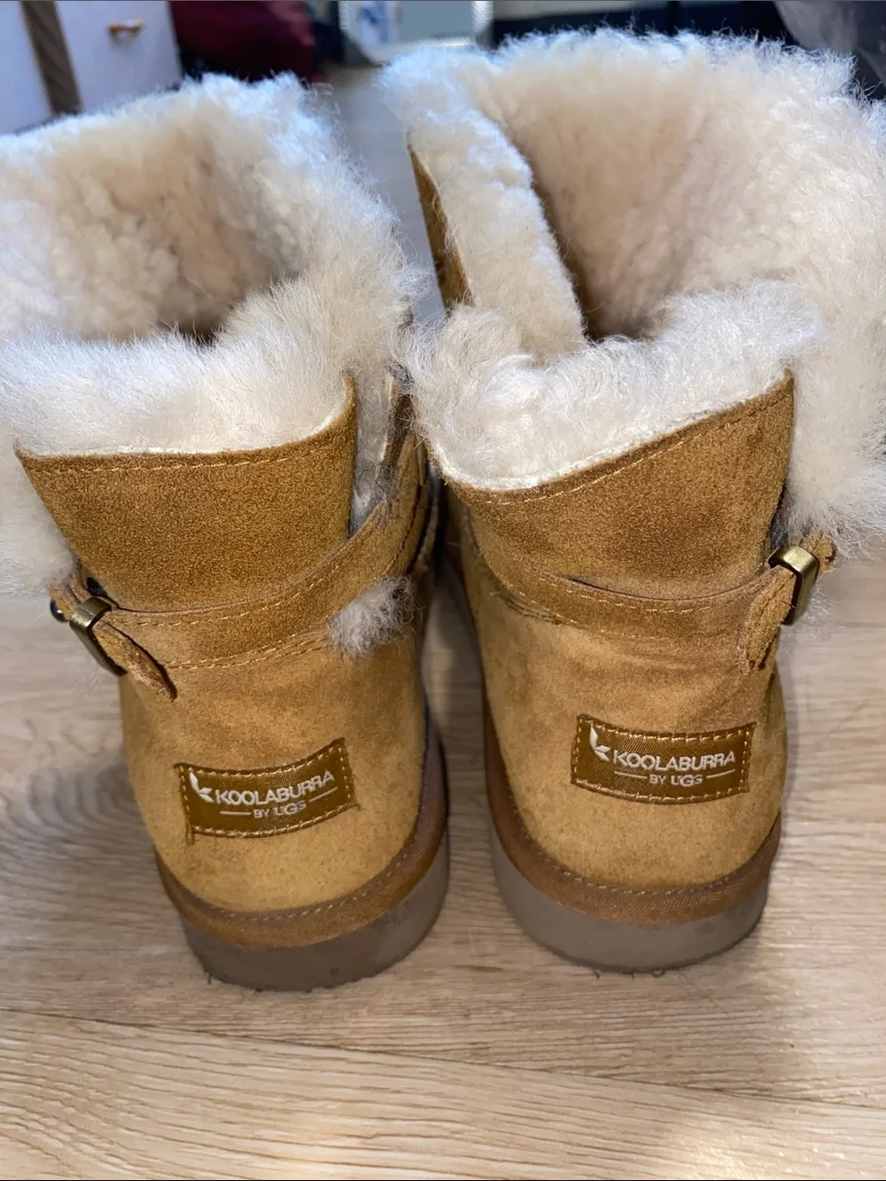 Koolaburra By UGG Chestnut Suede Ankle Boots